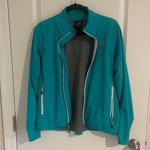 Teal zip up jacket